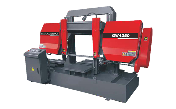 干驿镇GW4250双柱龙门卧式带锯床